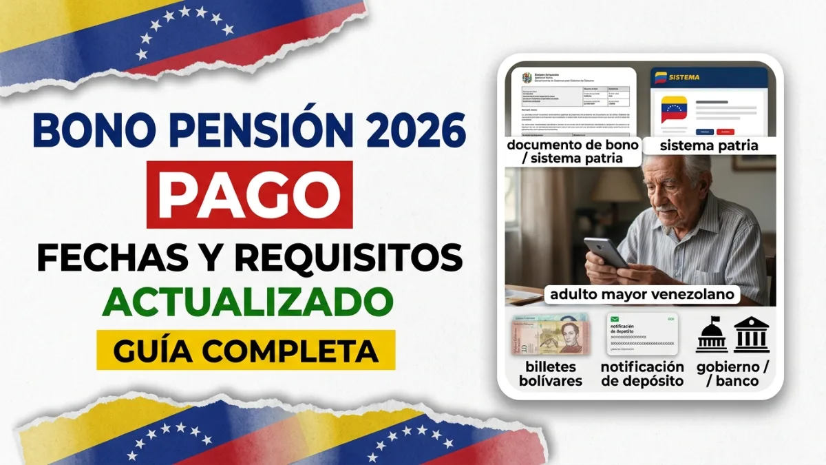 bono pension Venezuela 2026, bono guerra economica pensionados, fechas pago bono patria 2026, requisitos bono pension Venezuela, pago pensionados IVSS 2026, sistema patria bonos 2026, bono adultos mayores Venezuela, cronograma bono guerra economica, monto bono pensionados 2026, ayuda economica Venezuela pensionados,