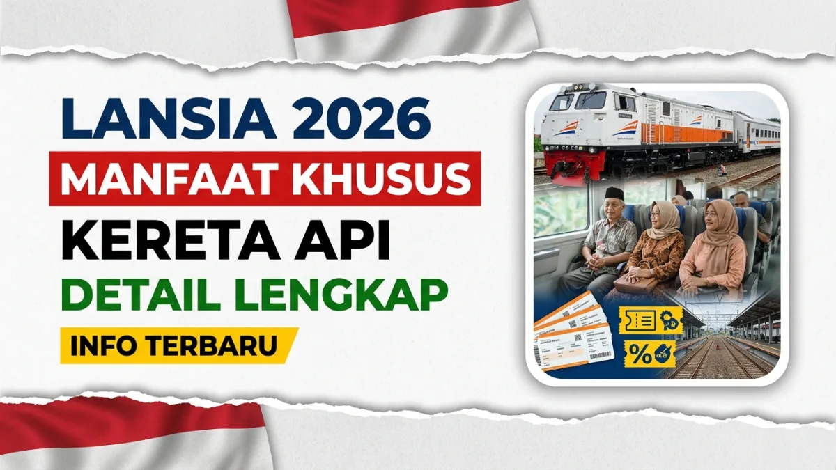 Manfaat Khusus Kereta untuk Lansia di...