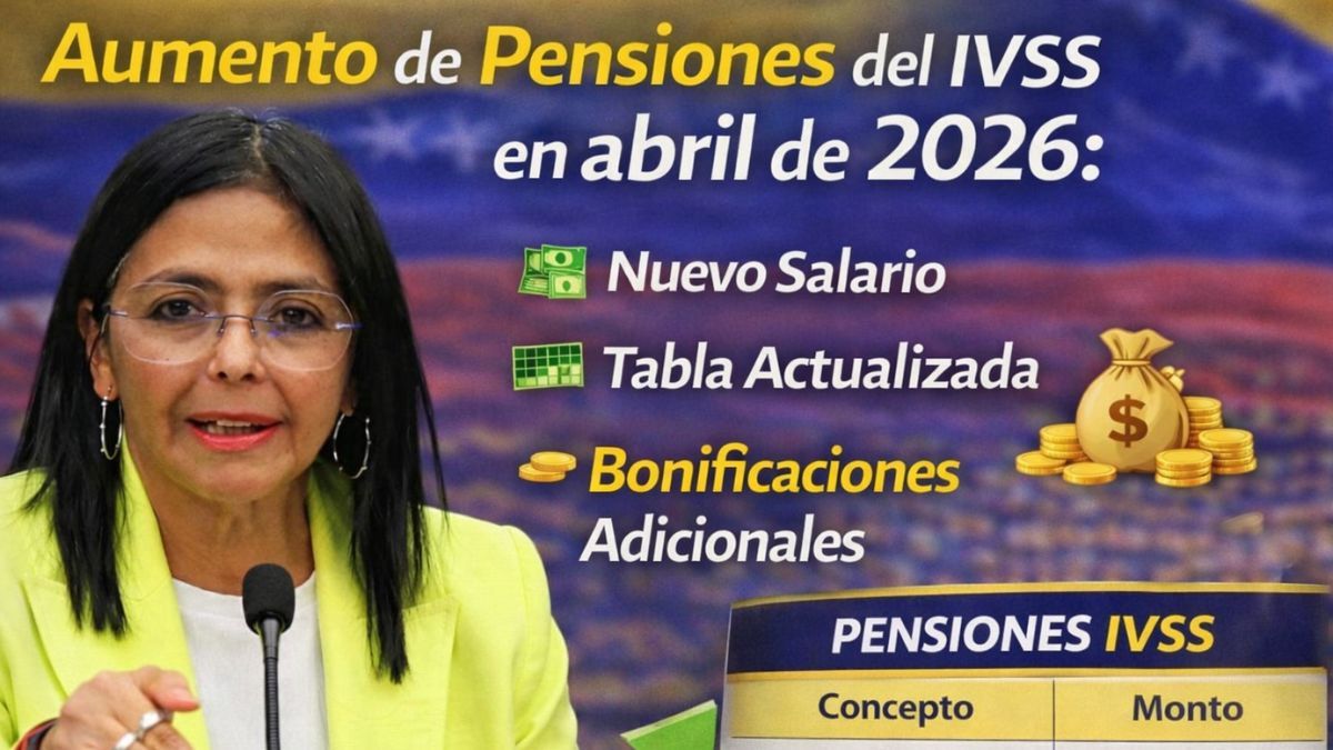 Aumento de Pensiones del IVSS en...