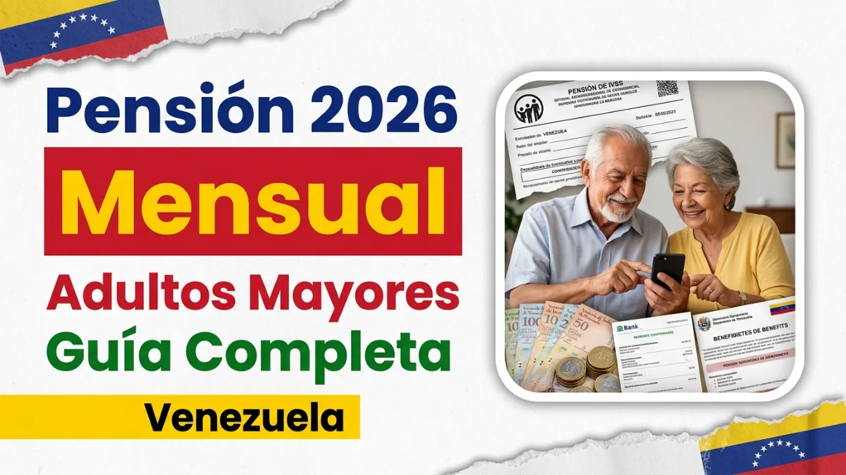 Pensión mensual para adultos mayores en...